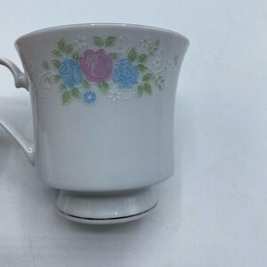 Vintage China Garden Prestige Guo Guang Replacement Tea Cup White Floral Print